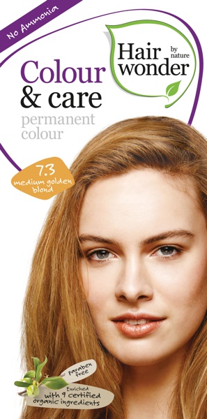 Hairwonder Colour & Care Medium Golden Blond 7.3