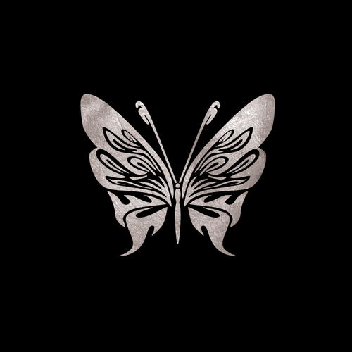 GoldSin Tattoos - Fairy Butterfly ARGINT