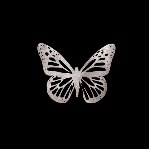 GoldSin Tattoos - Leuconoe Butterfly ARGINT