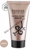 benecos NATURAL CREAMY MAKE-UP Foundation – Fond de ten HONEY