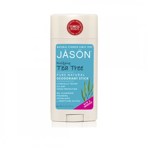 JASON Deodorant stick bio, anti-bacterian, cu Tea Tree, 75g