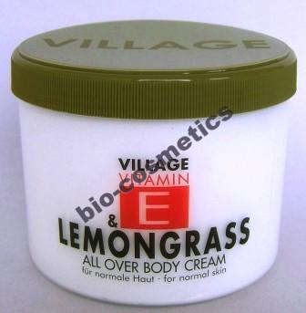 Village Crema de corp cu Vitamina E si lamaita, 500 ml