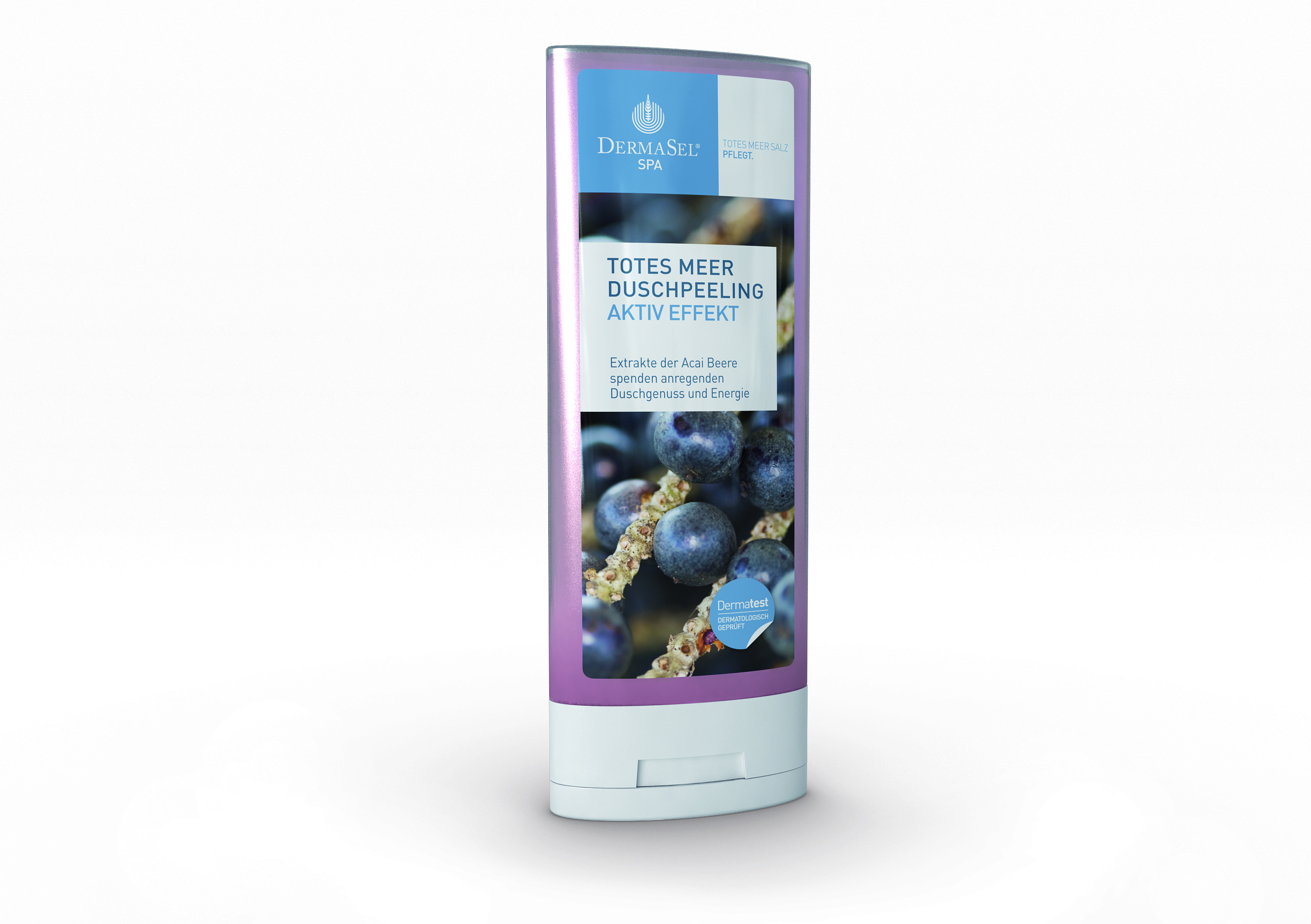 Dermasel Gel de dus exfoliant cu acai berry