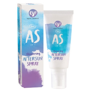 Eco Cosmetics Spray after sun cu FPS 10 si particule aurii, 100ml - ey! 