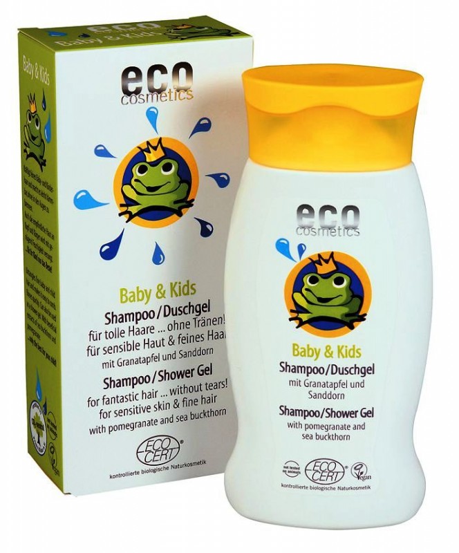 ECO COSMETICS Sampon si gel de dus bebe cu rodie si catina alba