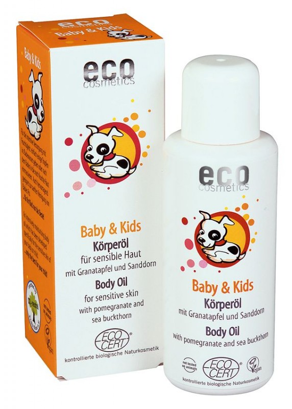 ECO COSMETICS Ulei masaj 100% organic cu rodie si catina