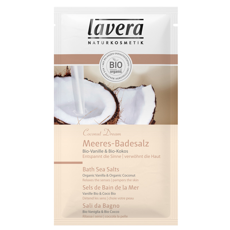LAVERA Sare de baie naturala COCONUT DREAM, un moment de relaxare