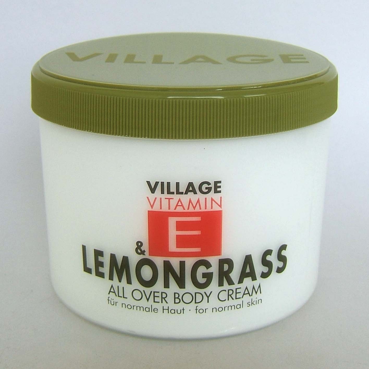 Village Crema de corp cu Vitamina E si lamaita, 500 ml