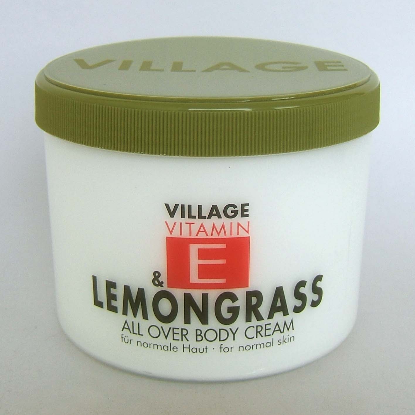 Village Crema de corp cu Vitamina E si lamaita, 500 ml