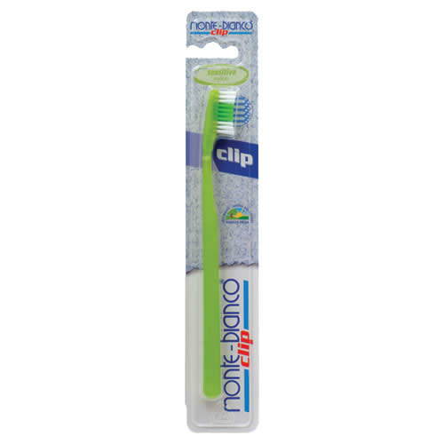 Periuta de dinti - cap schimbabil, SENSITIVE, nylon, verde Monte Bianco