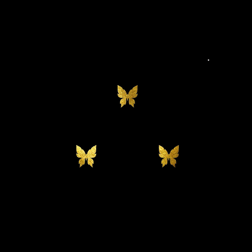 GoldSin Tattoos - 3 Little Butterflies AUR 24K