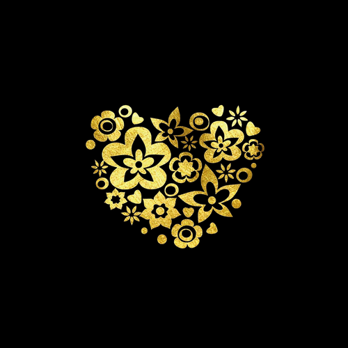 GoldSin Tattoos - Lovely Heart AUR 24K