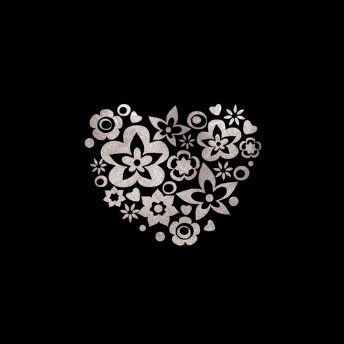 GoldSin Tattoos - Lovely Heart ARGINT