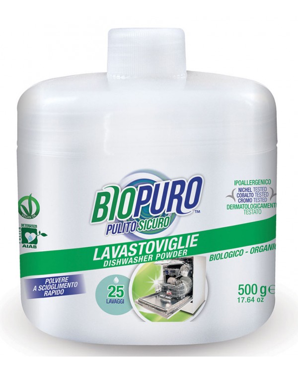 BioPuro Detergent BIO vase pentru masina de spalat, 500 gr