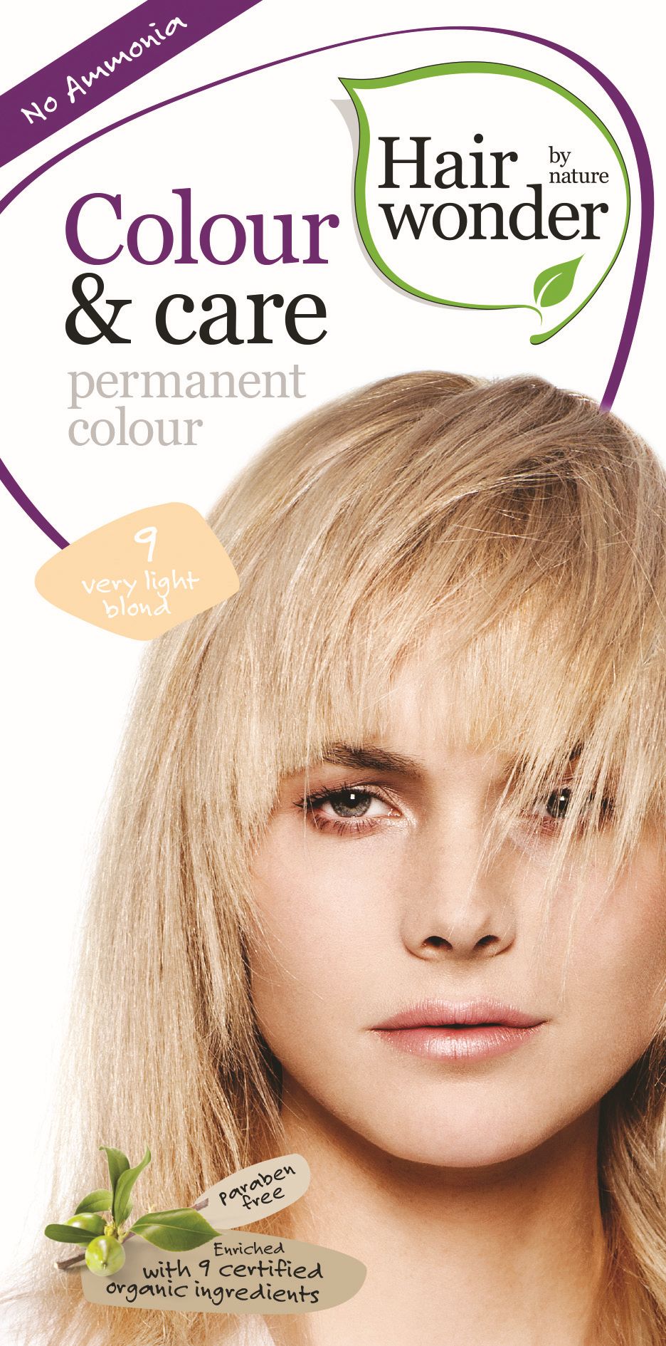 Hairwonder COLOUR & CARE VERY LIGHT BLOND 9