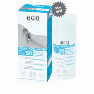 ECO COSMETICS - Lotiune fluida de protectie solara FPS 50 FARA PARFUM, 100 ml