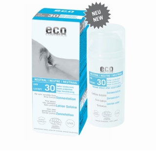 ECO COSMETICS - Lotiune fluida de protectie solara FPS30 FARA PARFUM, 100 ml 