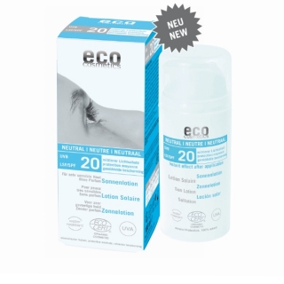 ECO COSMETICS - Lotiune fluida de protectie solara FPS20 FARA PARFUM, 100 ml